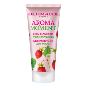 Dermacol Aroma Moment Wild Strawberries svěží sprchový gel cestovní balení 30 ml