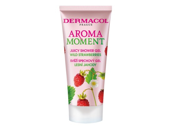 Dermacol Aroma Moment Wild Strawberries svěží sprchový gel cestovní balení 30 ml