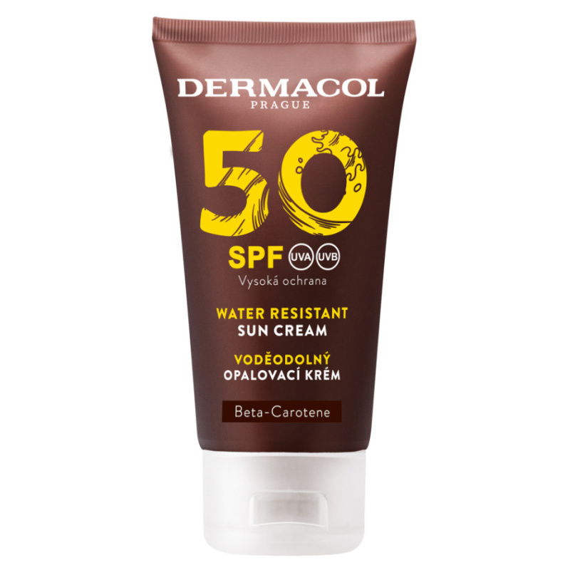 Dermacol Sun Water Resistant voděodolný opalovací krém na obličej SPF 50 50 ml
