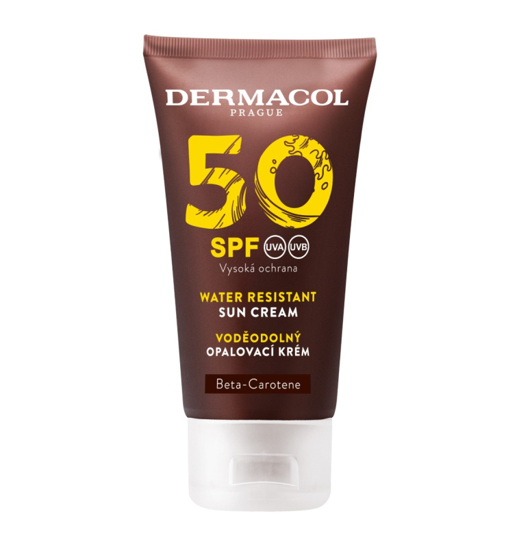 Dermacol Sun Water Resistant voděodolný opalovací krém na obličej SPF 50 50 ml