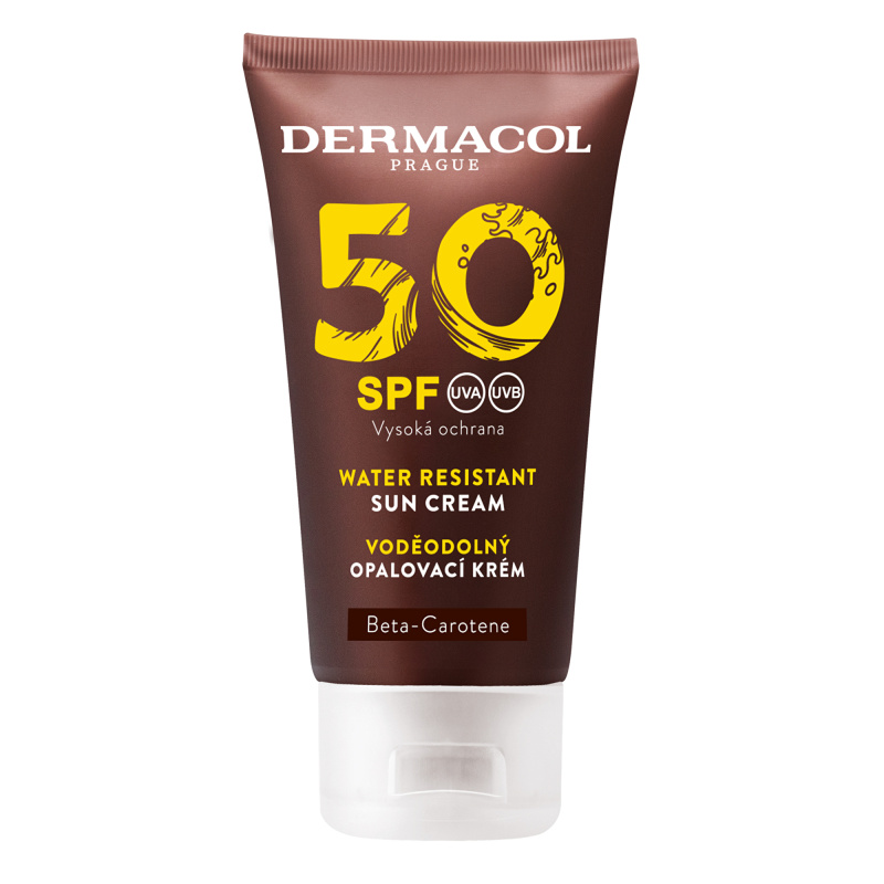 Dermacol Sun Water Resistant voděodolný opalovací krém na obličej SPF 50 50 ml