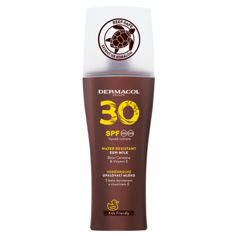 Dermacol Sun Water Resistant voděodolné mléko na opalování ve spreji SPF 30 200 ml