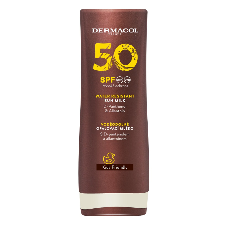Dermacol Sun Water Resistant voděodolné mléko na opalování SPF 50 200 ml