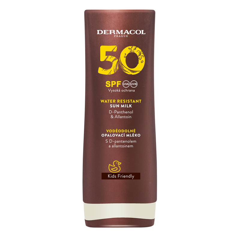 Dermacol Sun Water Resistant voděodolné mléko na opalování SPF 50 200 ml