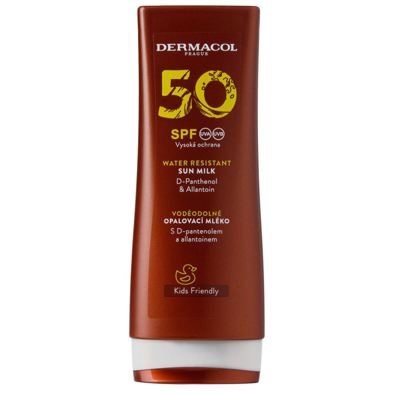 Dermacol Sun Water Resistant voděodolné mléko na opalování SPF 50 200 ml