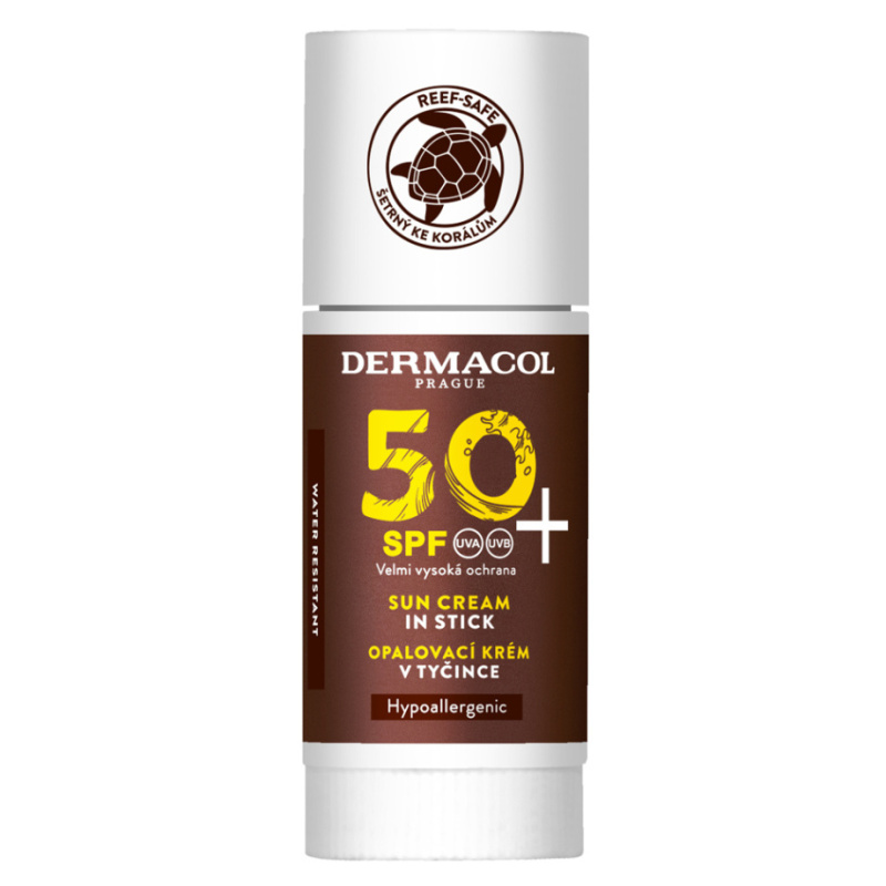 Dermacol Sun Water Resistant opalovací krém v tyčince SPF 50+ 24 g