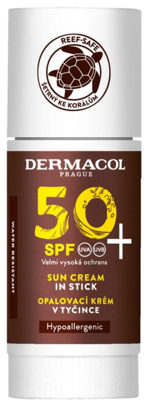 Dermacol Sun Water Resistant opalovací krém v tyčince SPF 50+ 24 g
