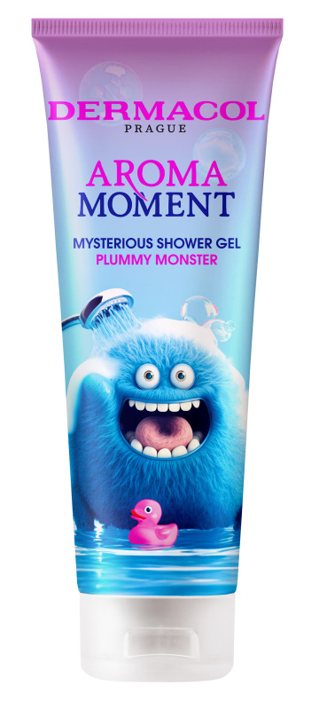Dermacol Aroma Moment Plummy Monster sprchový gel pro děti vůně Plum 250 ml