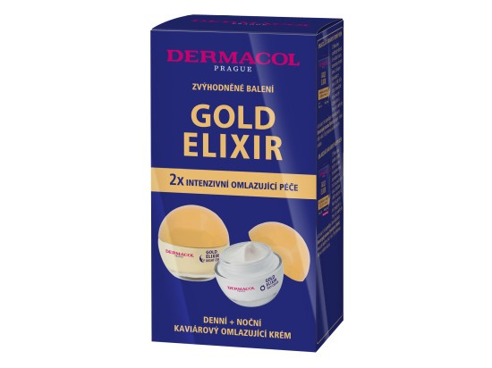 Dermacol Gold Elixir omlazující krém duo