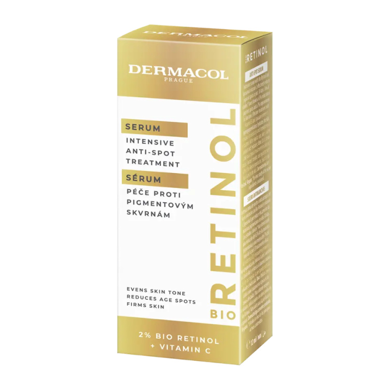 Dermacol Bio Retinol pleťové sérum proti pigmentovým skvrnám 12 ml