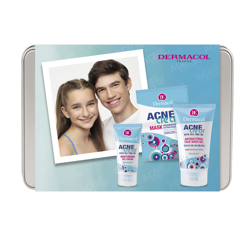 Dermacol Acne Clear dárková sada pro problematickou pleť, akné