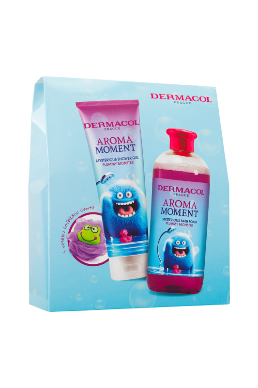 Dermacol Aroma Moment Plummy Monster dárková sada pro děti Plum