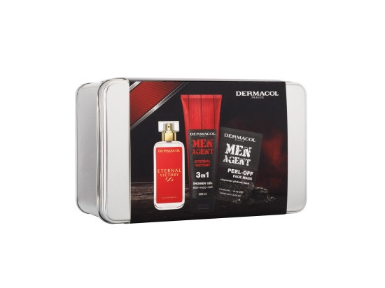 Dermacol Men Agent Eternal Victory dárková sada na tělo a obličej pro muže