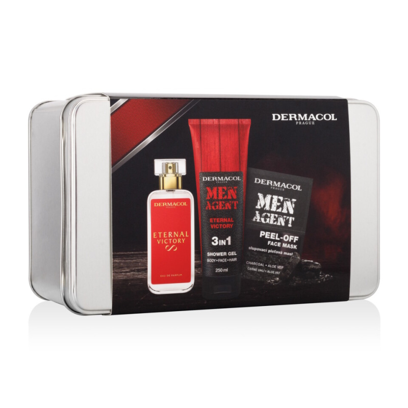 Dermacol Men Agent Eternal Victory dárková sada na tělo a obličej pro muže