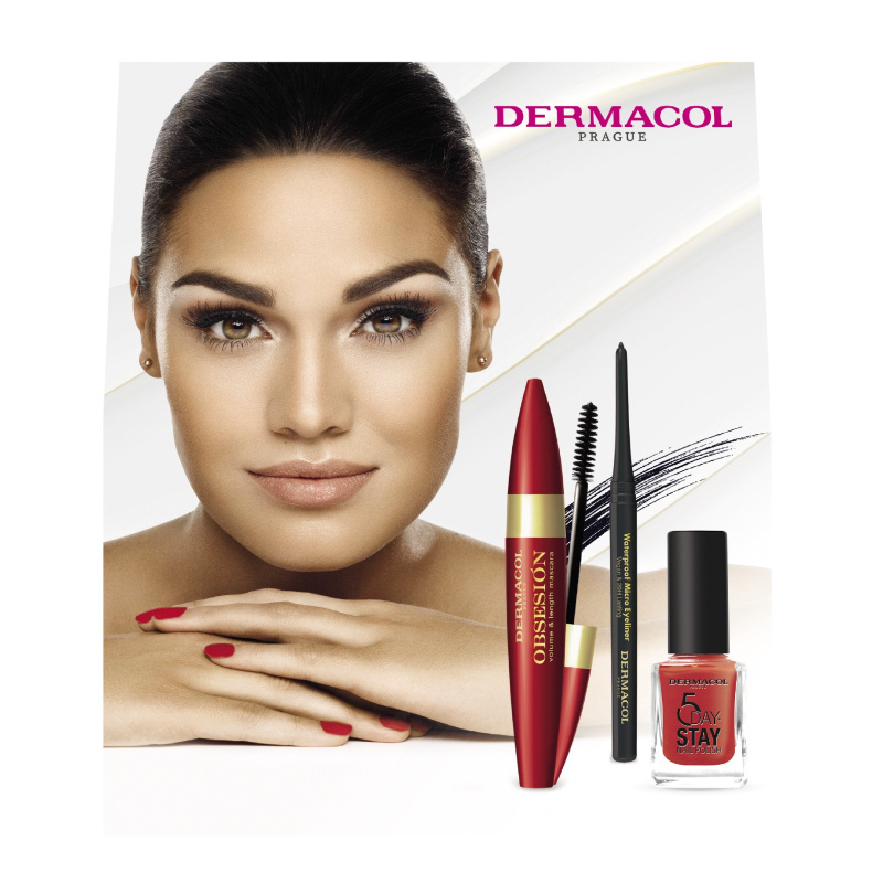 Dermacol Obsesión dárková sada pro dokonalý vzhled 52 Too Hot