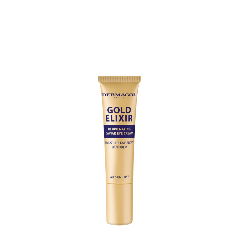 Dermacol Gold Elixir omlazující oční krém s kaviárem 15 ml