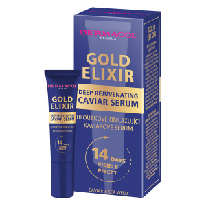 Dermacol Gold Elixir hloubkově obnovující sérum s kaviárem 12 ml