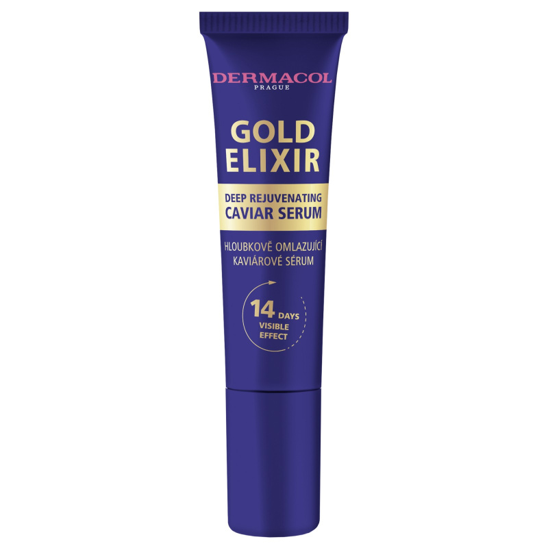 Dermacol Gold Elixir hloubkově obnovující sérum s kaviárem 12 ml