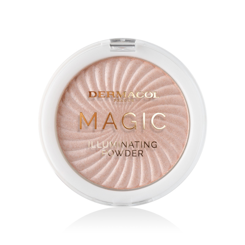 Dermacol Magic kompaktní pudrový rozjasňovač Rose Gold 8 g