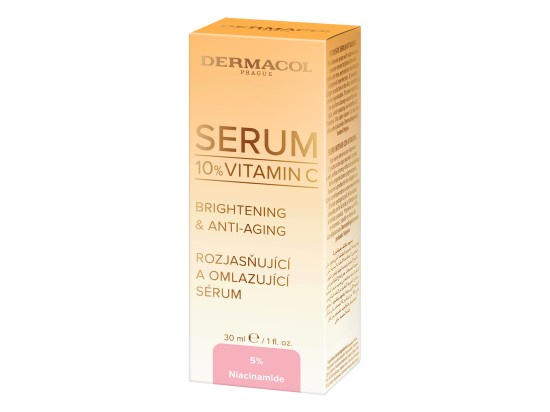 Dermacol 10% Vitamin C Serum rozjasňující sérum s vitaminem C 30 ml