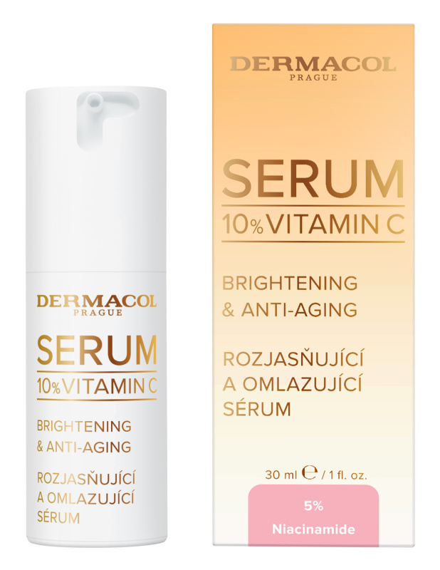 Dermacol 10% Vitamin C Serum rozjasňující sérum s vitaminem C 30 ml