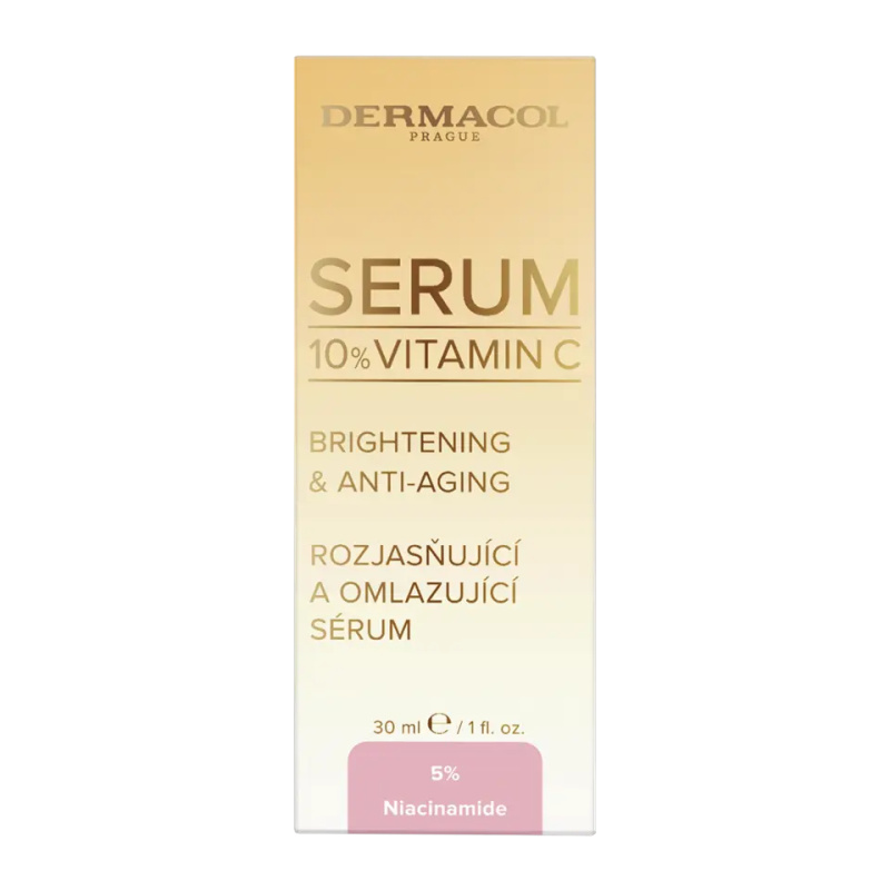 Dermacol 10% Vitamin C Serum rozjasňující sérum s vitaminem C 30 ml