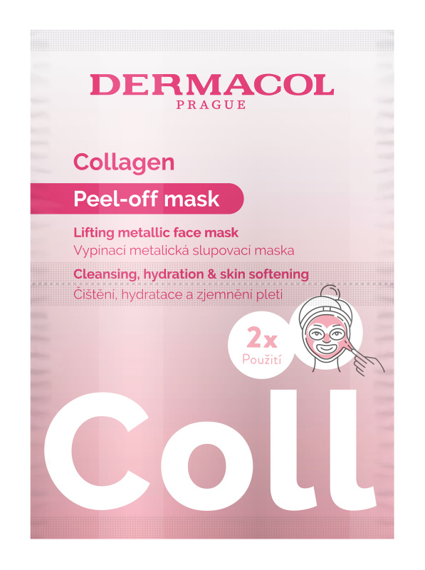 Dermacol Collagen liftingová slupovací maska 2x8 ml
