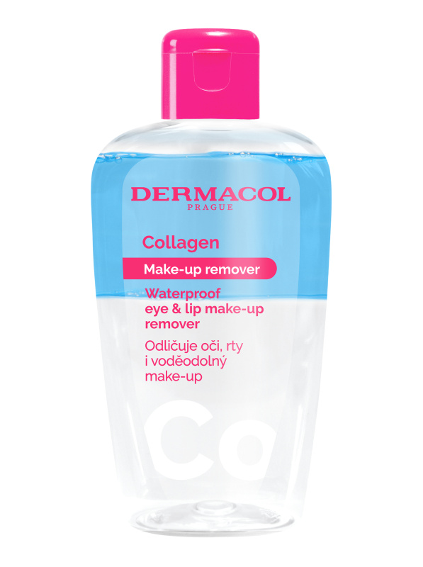 Dermacol Collagen dvoufázový odličovač voděodolného make-upu na oči a rty 150 ml