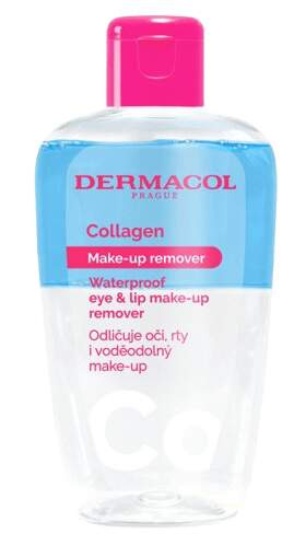 Dermacol Collagen dvoufázový odličovač voděodolného make-upu na oči a rty 150 ml