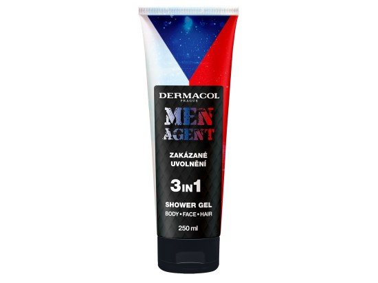 Dermacol Men Agent Zakázané Uvolnění sprchový gel pro muže 3 v 1 250 ml