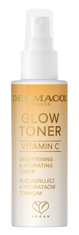 Dermacol Glow Toner pleťové tonikum ve spreji pro rozjasnění a hydrataci 100 ml