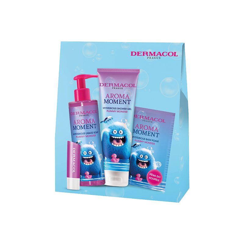 Dermacol Aroma Moment Plummy Monster dárková sada pro děti vůně Plum