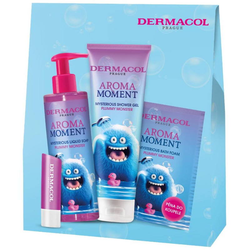 Dermacol Aroma Moment Plummy Monster dárková sada pro děti vůně Plum