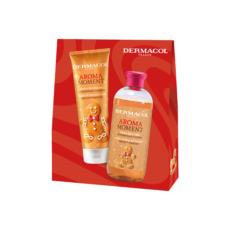 Dermacol Aroma Moment Gingerbread Cookies dárková sada ve vánočním stylu