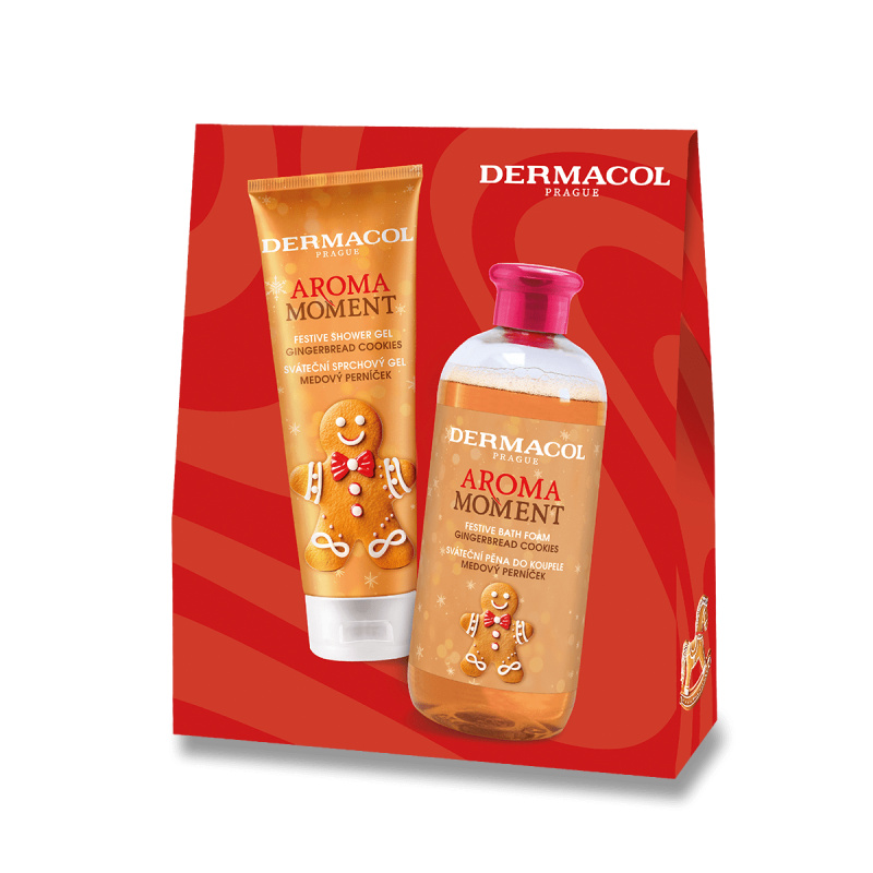 Dermacol Aroma Moment Gingerbread Cookies dárková sada ve vánočním stylu