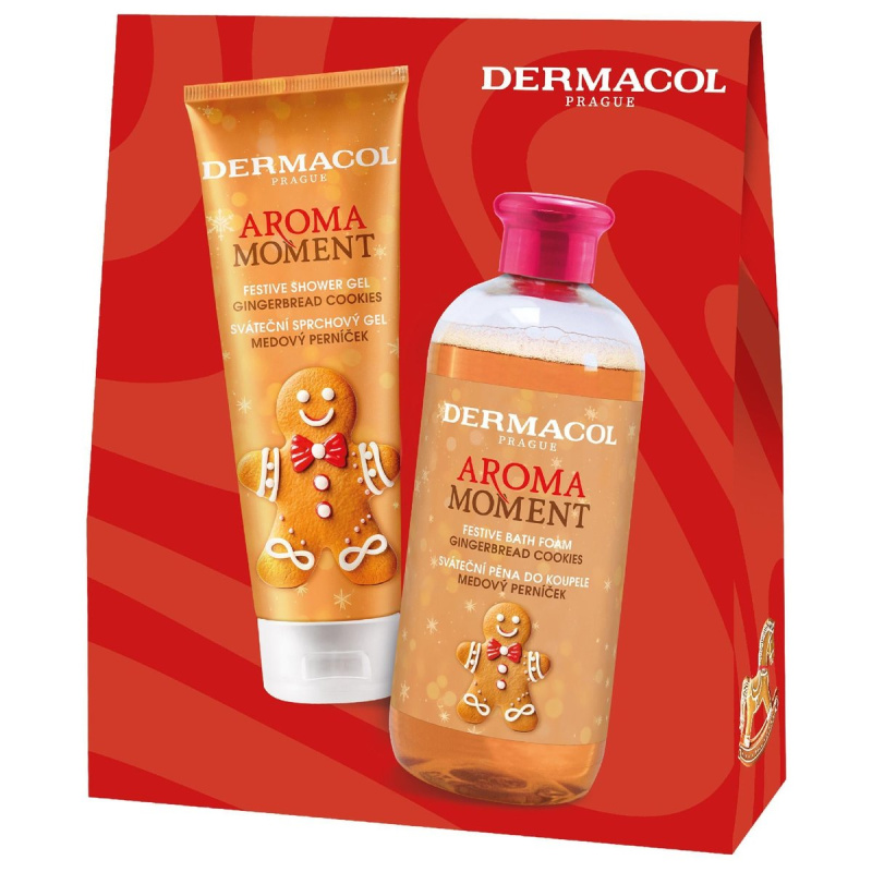 Dermacol Aroma Moment Gingerbread Cookies dárková sada ve vánočním stylu