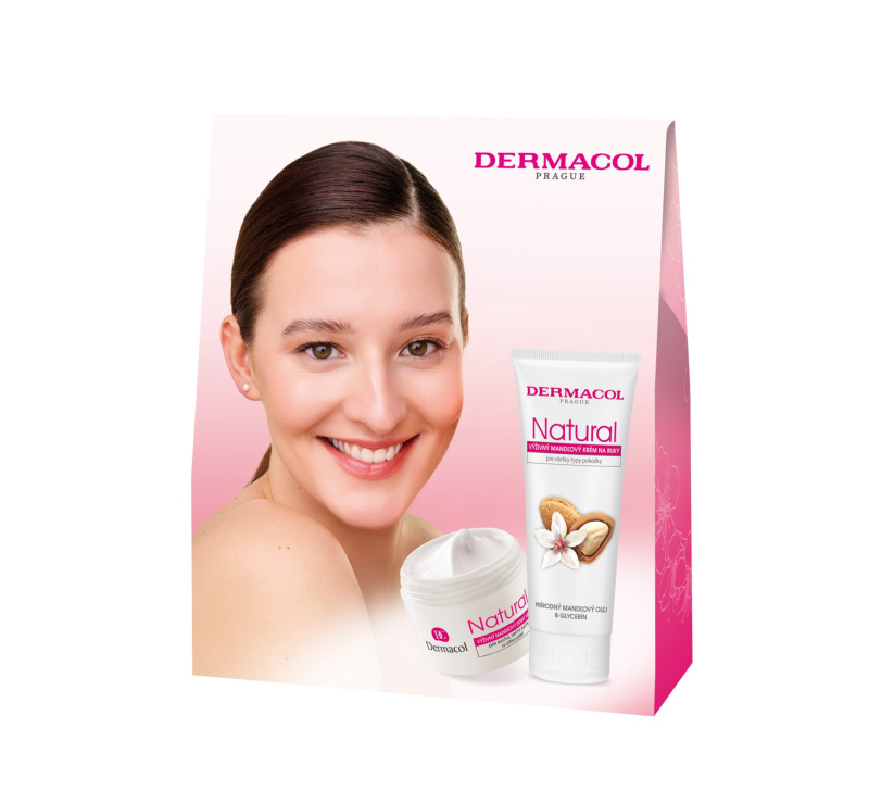 Dermacol Natural dárková sada s mandlovým olejem