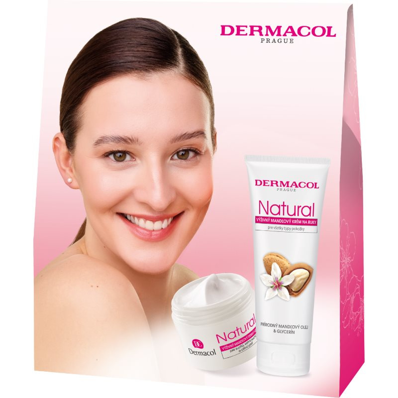Dermacol Natural dárková sada s mandlovým olejem