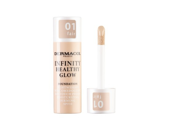 Dermacol Infinity Healthy Glow tekutý make-up SPF 10 odstín 01 Fair 20 g