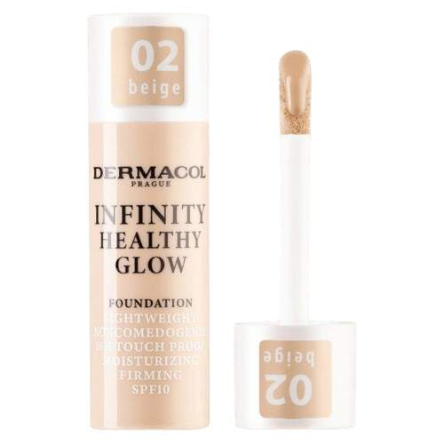 Dermacol Infinity Healthy Glow tekutý make-up SPF 10 odstín 02 Beige 20 g