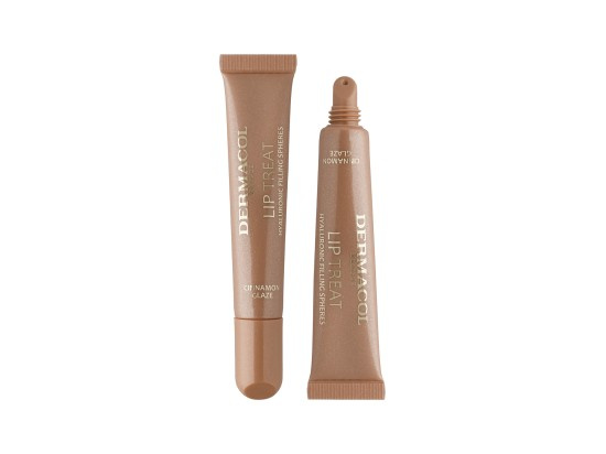 Dermacol Lip Treat hydratační lesk na rty odstín 2 Cinnamon Glaze (Vanilla & Cinnamon) 10 ml