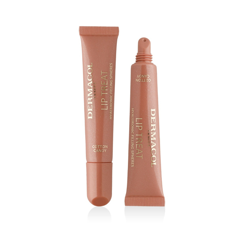 Dermacol Lip Treat hydratační lesk na rty odstín 3 Cotton Candy 10 ml