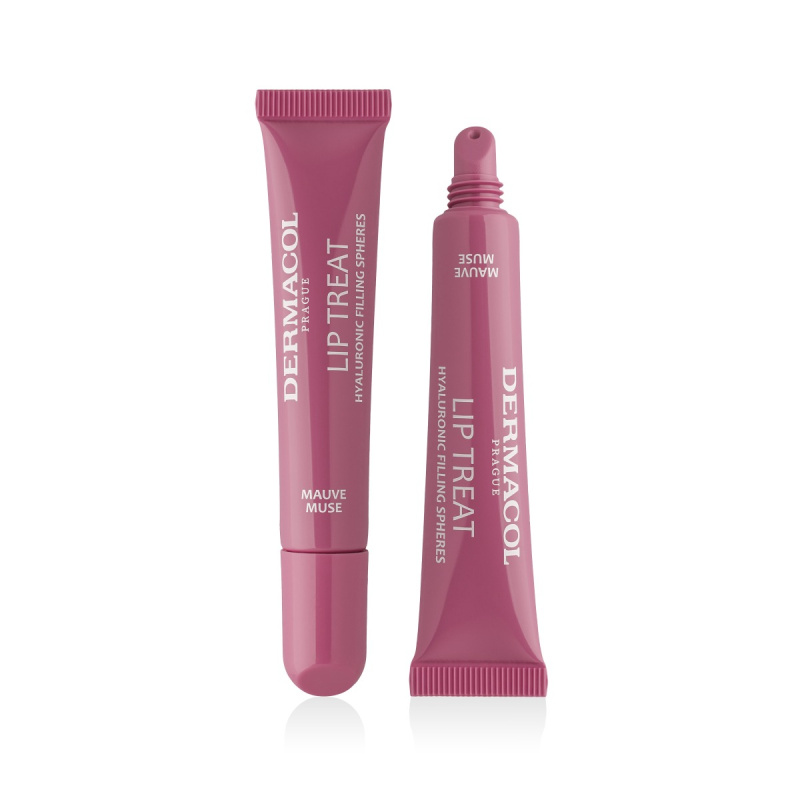 Dermacol Lip Treat hydratační lesk na rty odstín 6 Mauve Muse (Red & Blue Berries) 10 ml