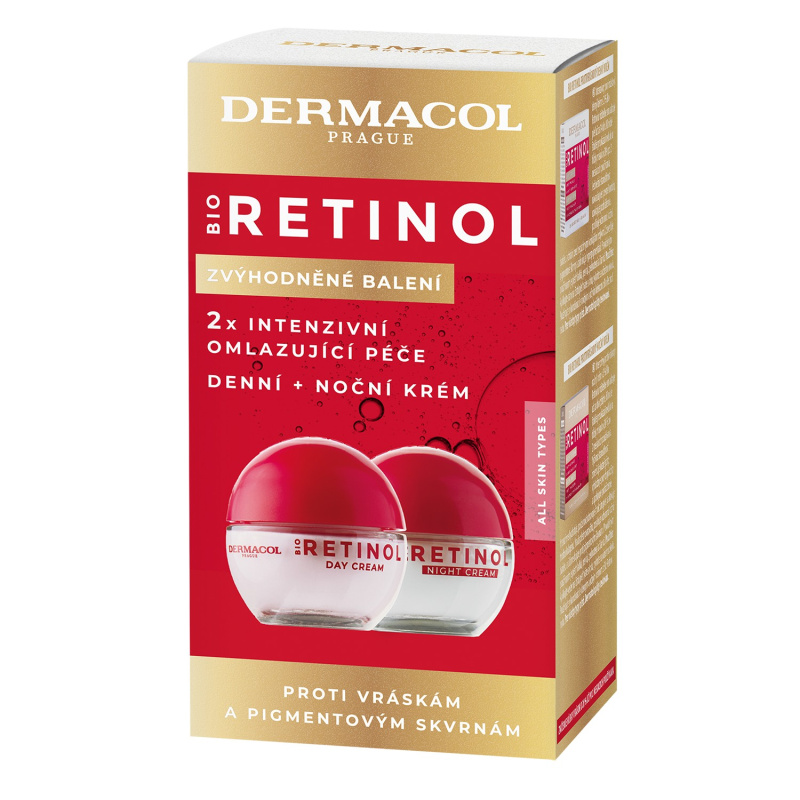 Dermacol Bio Retinol denní a noční krém DUO BALENÍ