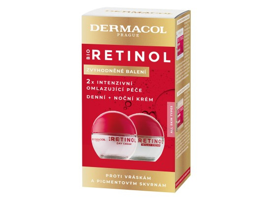 Dermacol Bio Retinol denní a noční krém DUO BALENÍ
