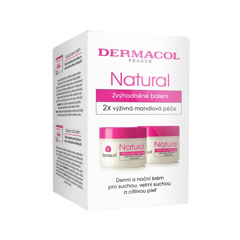 Dermacol Natural výživný mandlový krém duo