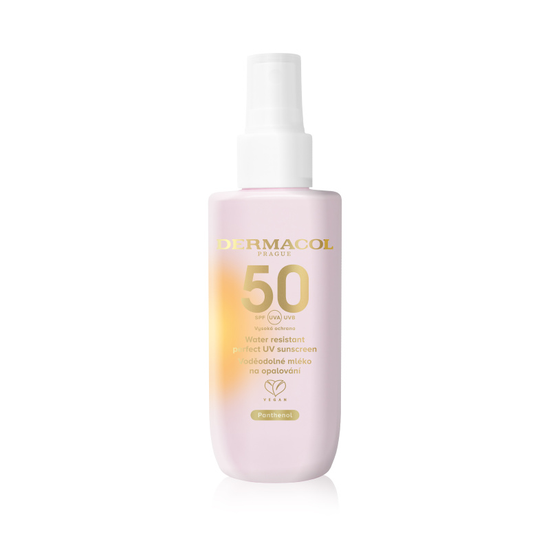 Dermacol Sun voděodolné mléko na opalování ve spreji SPF 50 150 ml