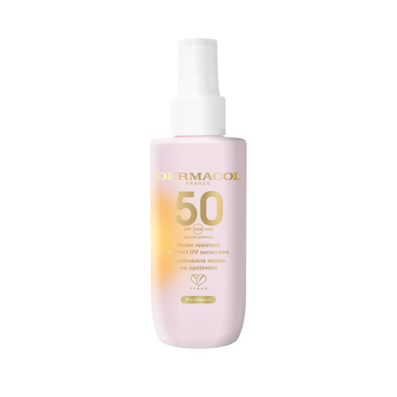 Dermacol Sun voděodolné mléko na opalování ve spreji SPF 50 150 ml