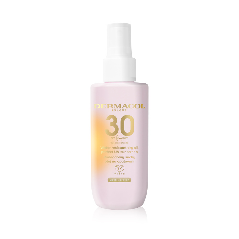 Dermacol Sun ochranný suchý olej na opalování voděodolný SPF 30 150 ml
