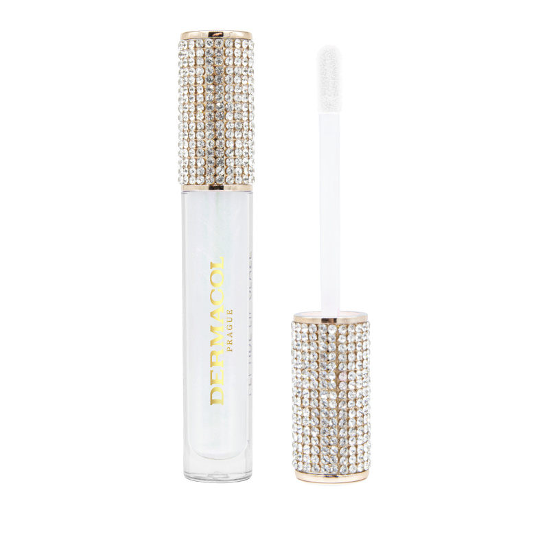 Dermacol Diamond Edition Peptide Lip Glaze pečující lesk na rty s peptidy odstín 01 Stardust 2.5 ml